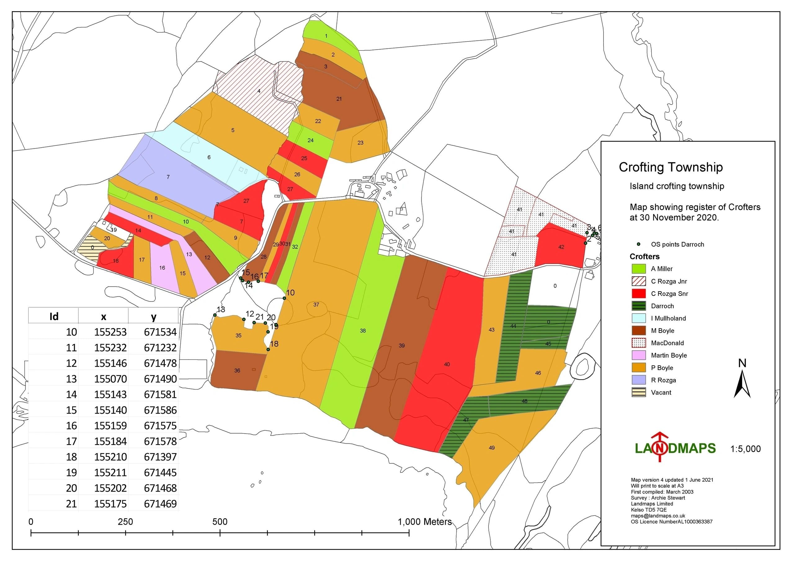 Land registration plans